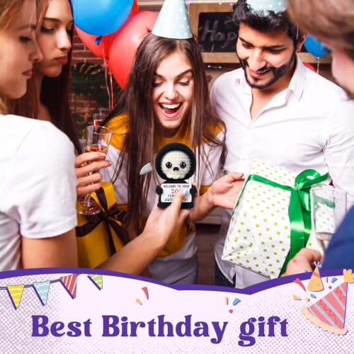 Halloween Skeleton Crochet Ornament - 20th Birthday Gift for Him Her