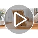 2 Pack Self-Adhesive Picture Frame Back Stands - Supports 9-14 Inch Frames
