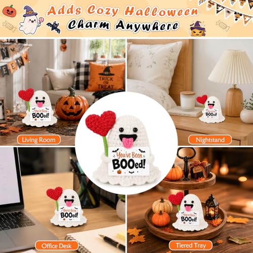 Halloween Boo Gift Basket Stuffers for Women Men Teen Girl Boy Crochet Boo - You’ve Been Booed Surprise