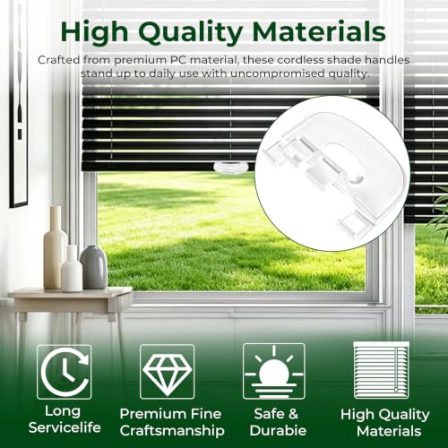 Cordless Honeycomb Shade Lift Handles for Graber Bali Blinds - 6 Pack