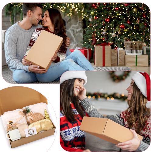 Vesici Christmas Gift Basket Set for Women - Bohemian Beige