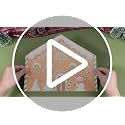 Christmas Gingerbread House Disposable Paper Placemats - 36 Pack