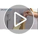 Heavy Duty Clear Adhesive Wall Hooks 12 Pack Supports 44 lb - No Nails