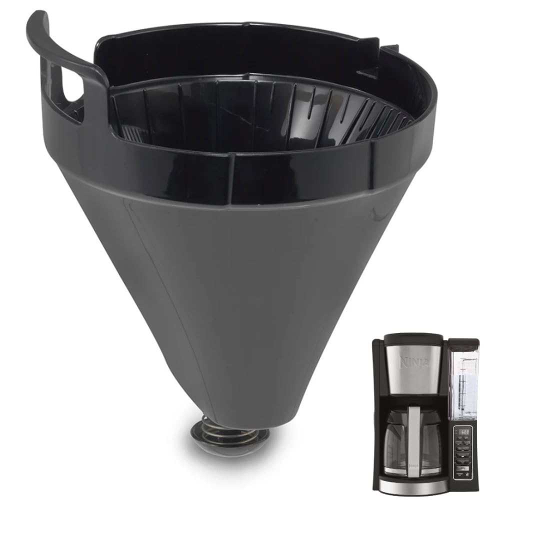 Replacement Coffee Maker Brew Basket For Ninja, Compatible with CE200 and CE201 Models, Black