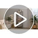 Freestanding Towel Rack with Storage Shelf for Bathroom