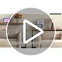 102.3 Inch Narrow Console Table Behind Couch with 5 Adjustable Heights, Built-in Charging Stations - Rustic Brown & Black