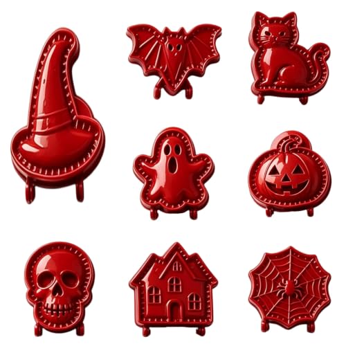 Halloween Mini Hand Pie Mold Set of 8 Shapes for Baking Dough Cutter