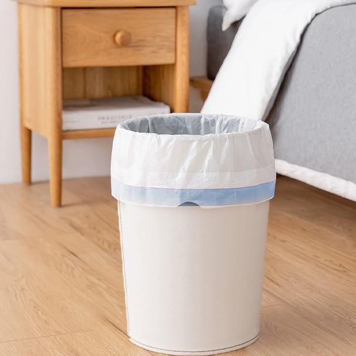Small Trash Bags - 4 Gallon Drawstring Garbage Bags | Tear-Free, Unscented, 57 Count