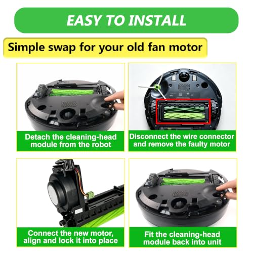Robot Vacuum Motor Fan Module Compatible with iRobot Roomba Models