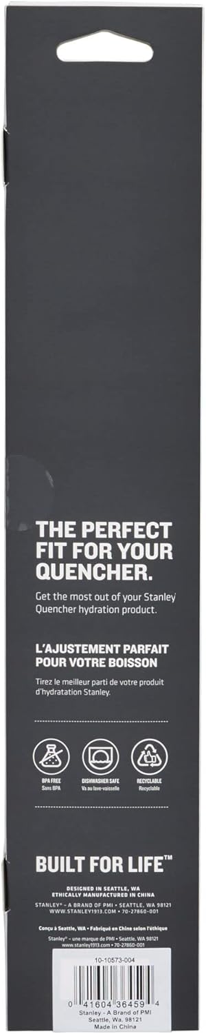 Stanley Quencher Tumbler Straws - Reusable Stainless Steel Replacement Straws for Tumblers | BPA-Free