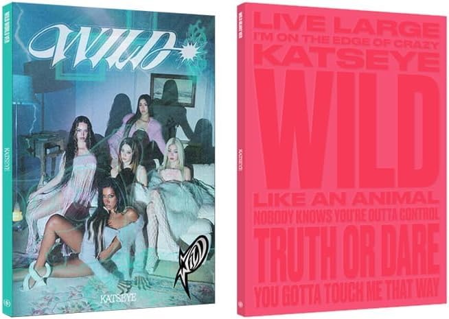 K-POP Album Photobook Set with Photocards and Accessories - Wild Heart Ver.