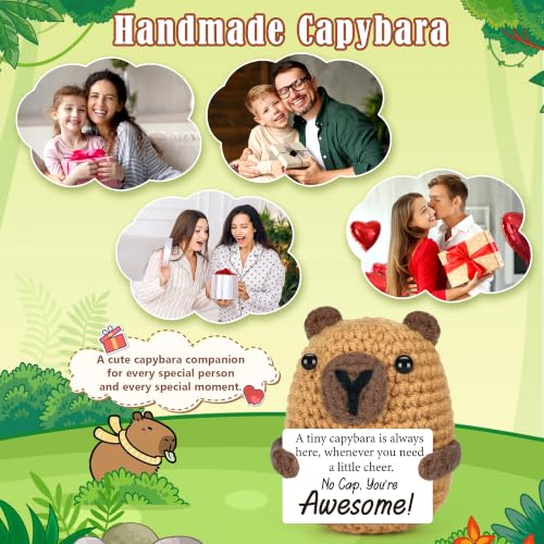 Positive Capybara Birthday Gift for Kids - Cute Basket Stuffers for Boys & Girls