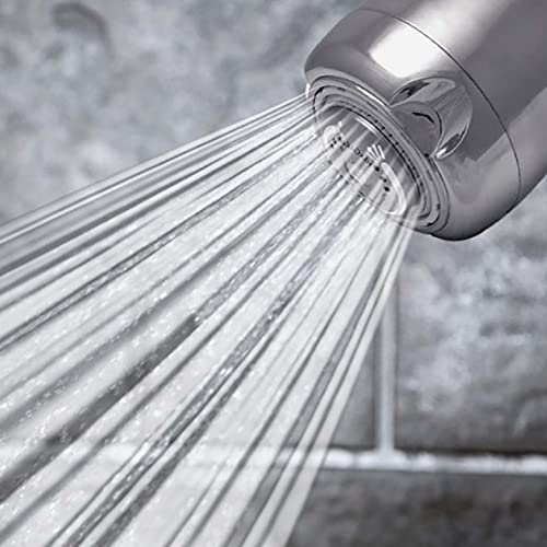 Energy Saving Fixed Shower Head 2.0 GPM - Brushed Nickel, 3 Spray Settings
