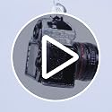 Christmas Glass Ornament - Old World Handcrafted Camera Holiday Decor - Variation of THIS listing