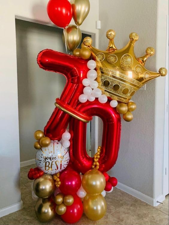 Red Number 15 Balloon - 40 Inch Birthday Decoration for 15th Party | Perfect for Boys & Girls