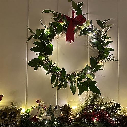 2pcs 50cm Natural Grapevine Wreath Rings for Holiday & Seasonal Decor - DIY Crafts
