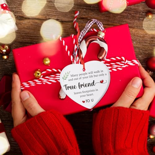 Friendship Gifts for Women - Best Friends Ornament Christmas Gift - Friend01