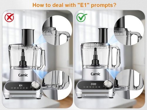 Camic Blender & Food Processor Combo - 6 Functions for Smoothies, Chopping & More | 72 oz Blender & 64 oz Processor Bowl