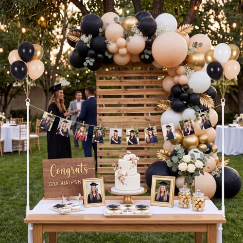 Adjustable Table Banner Stand with Clamps for Party & Event Displays