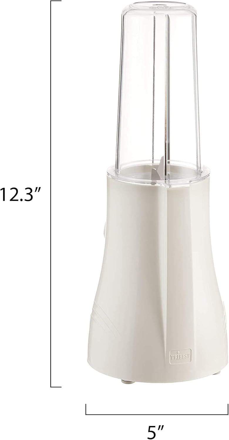 Tribest PB-250XL-A Personal Blender - BPA-Free Kitchen Grinder for Smoothies & Shakes | White