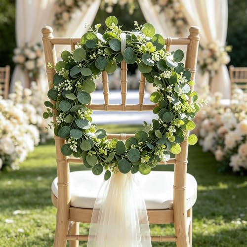 Artificial Eucalyptus Garland 4 Pack - 5.9 Ft Lush Greenery for Wedding Decor