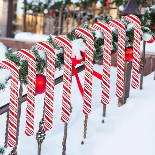 Cute Inflatable Candy Canes Christmas Decorations - 20 Pack 35 Inches