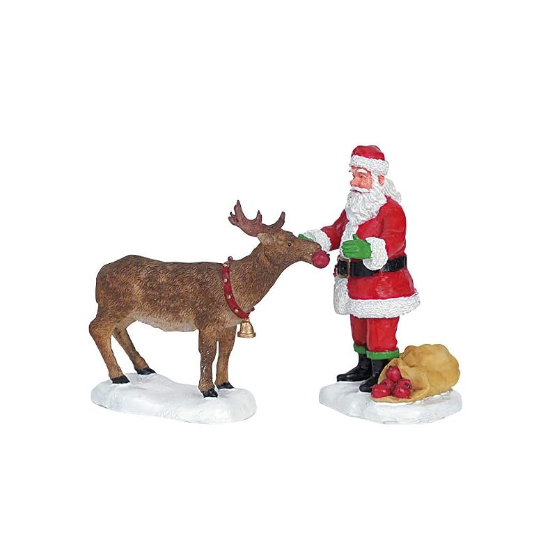 Lemax Reindeer Treats Set of 2 - 3.5cm Variation