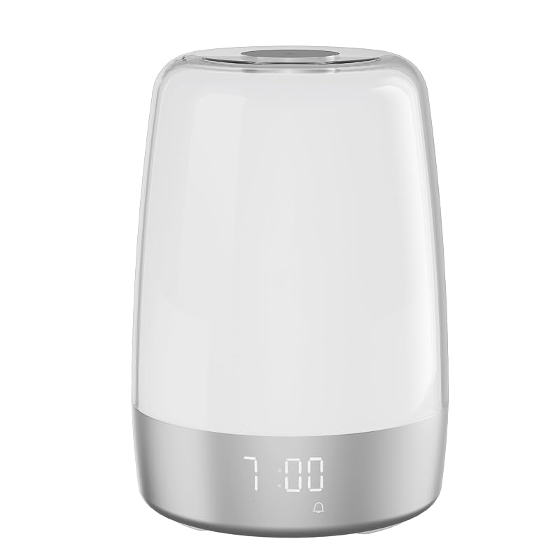 Vicsoon Sunrise Alarm Clock with Wake Up Light – White Variation