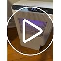 Onsekin Small Dehumidifier with 2000 Sq.Ft Coverage, 3.3ft Drain Hose, 2.5L Tank - Floral White