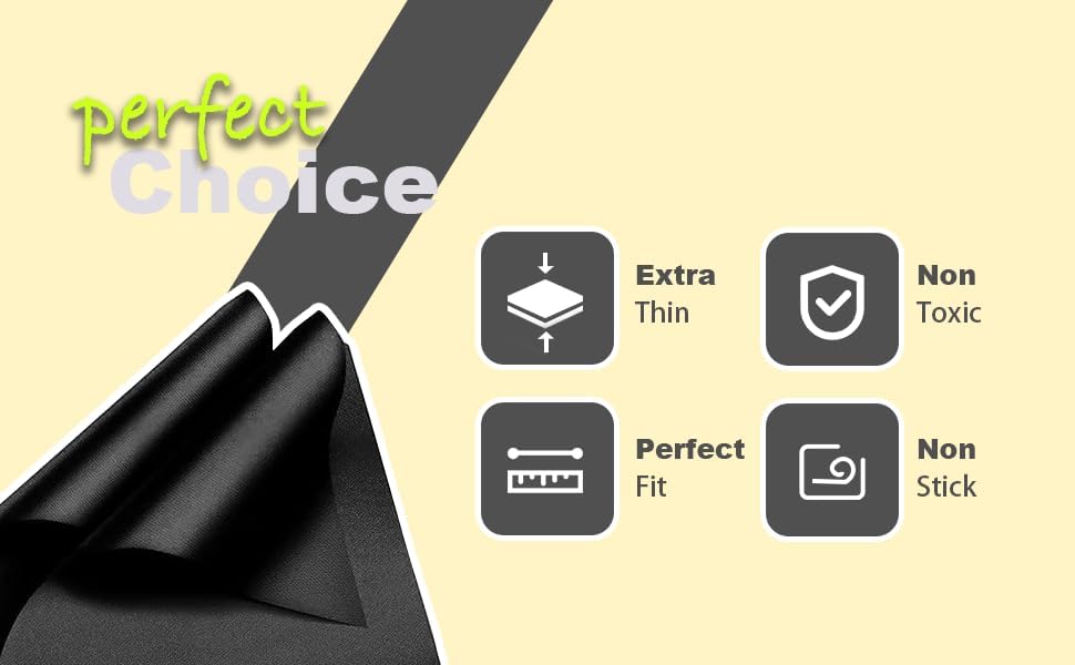 Nuwave Air Fryer Liners - Reusable Baking Mats for 30-QT XL Capacity Toaster Oven | 4 Pack