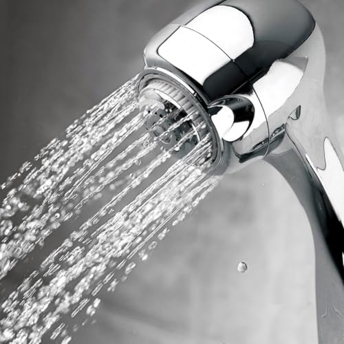 Earth Spa 3-Spray Handheld Shower Head - Water-Saving Chrome Wall Mount