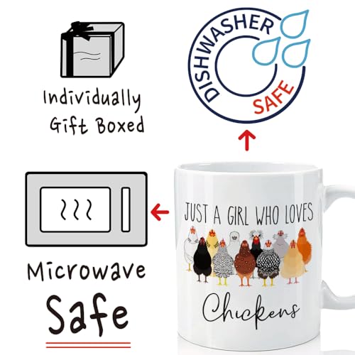 Personalized Mother's Day Chicken Mug Gift - 11Oz Coffee Cup for Mom