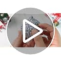 12 Pcs Glitter Christmas Ornaments Balls 2.36 Inch Silver Holiday Decorations