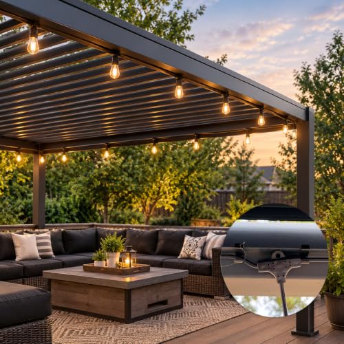 30-Pack String Light Clips for Pergolas - Secure and Easy Installation