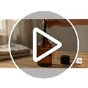 Reed Diffuser Set with Amber Glass Bottle & 5 Reeds - Home Fragrance Decor