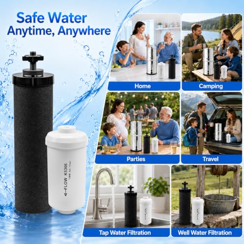 Gravity Water Filter Replacement for Berkey System - Multi-Impurity Purification