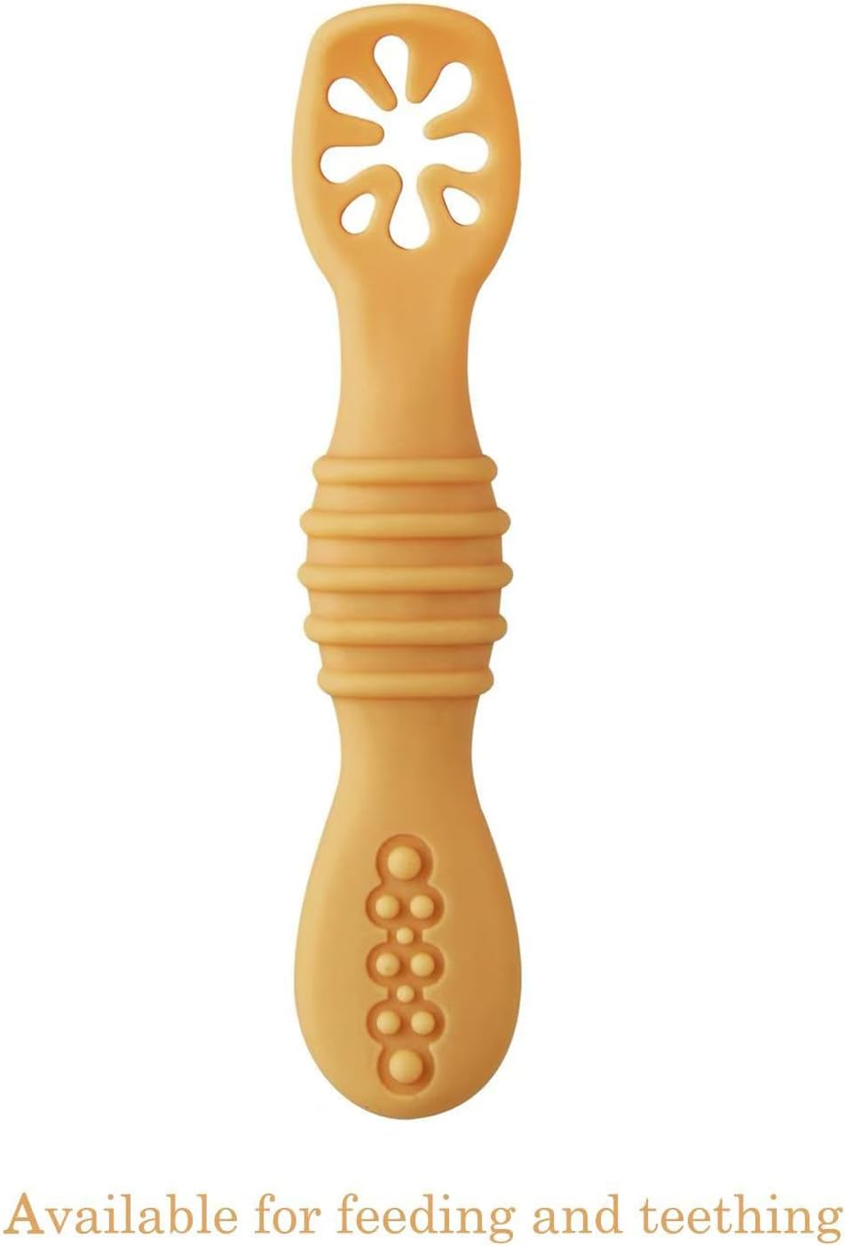PandaEar Baby Spoons - 7 Pack Soft Silicone Self-Feeding Utensils for Toddlers | BPA-Free & Easy-Grip