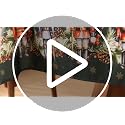 Christmas Nutcracker Fabric Napkins Set of 4 - Hunter Green Holiday Table Linens