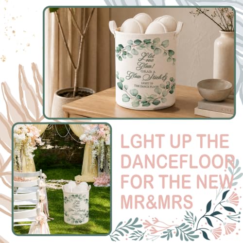 Eucalyptus Wedding Storage Basket with Handles - Bridal Shower Decor