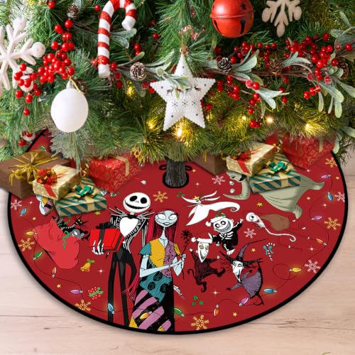 48 Inch Christmas Tree Skirt - Holiday Xmas Decorations for Home
