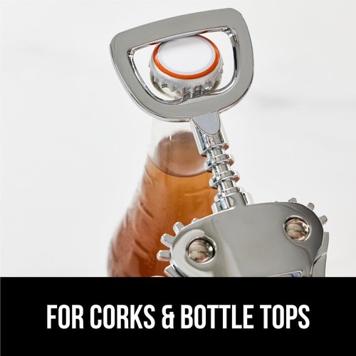 GORILLA GRIP Wine Opener - BPA-Free Zinc Alloy Wing Corkscrew | Easy to Use, Dishwasher Safe, Black