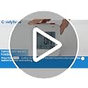 Digital Atomic Alarm Clock with Backlight & Temperature, Battery Operated Bedroom Clock