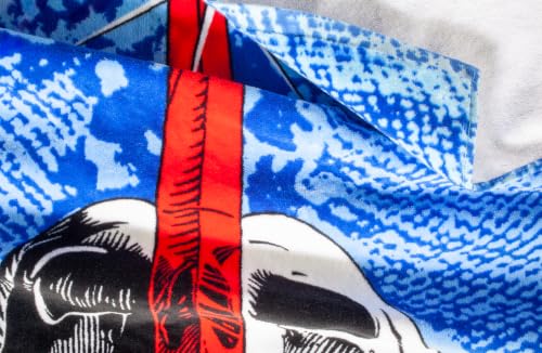Powell Peralta Skull & Sword Beach Towel Blue Fade 36 x 68 Inches