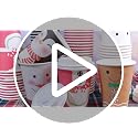 Christmas Paper Cups with Lids 12 oz - Cute Style, 100 Pack