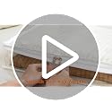 Lifewit 15.7 x 13.8 x 3.9 Inch Clear Zippered Storage Bags 6-Pack for Clothing & Linens