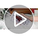 Christmas Plastic Cups with Lids & Straws - 24 oz Red & Black Plaid Set with Holiday Designs - Stylish Variation