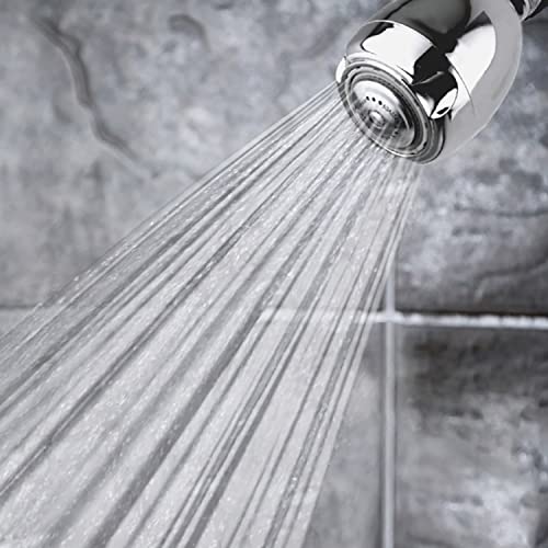 Energy Saving Fixed Shower Head 1.75 GPM Chrome 3-Spray Waterconservation