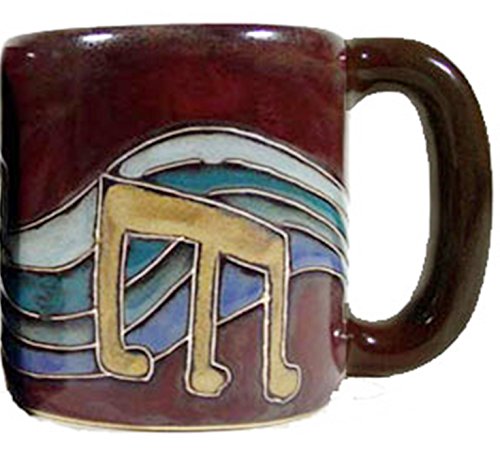 16 oz Musical Notes Ceramic Mug - Handcrafted Coffee Cup