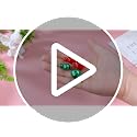 300 Pcs Faux Pearl Vase Filler No Hole Beads - Green and Red, Mixed Sizes