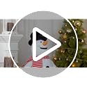 Animated Snowman Christmas Decor - Singing & Dancing Holiday Tabletop Figurine